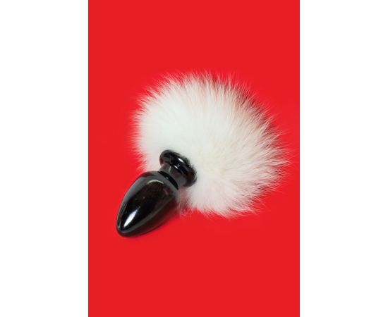 Анальная втулка, заяц, белый хвост 40мм, фото  Анальная втулка, заяц, белый хвост 40мм, фото