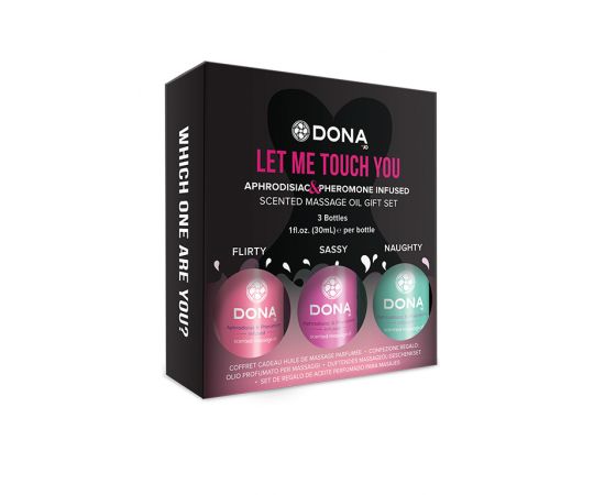 Набор Массажных Масел С Феромонами И Афродизиаками «DONA by JO», фото 