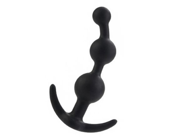 Анальная цепочка Booty Call силиконовая черная, фото  Анальная цепочка Booty Call силиконовая черная, фото