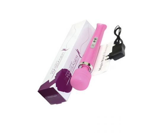 Вибратор Hitachi Magic Wand, беспроводной, силикон, розовый, 32 см, фото 