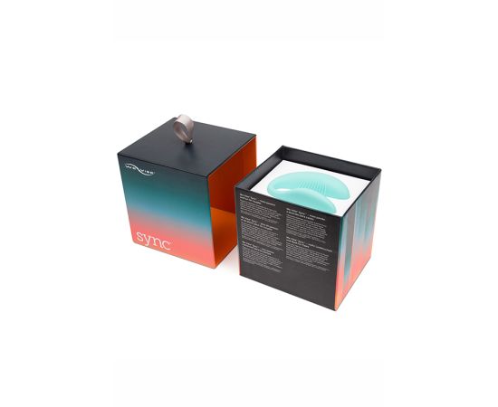 Вибратор для пар We-Vibe Sync Aqua-Голубой, на радиоуправлении, фото 
