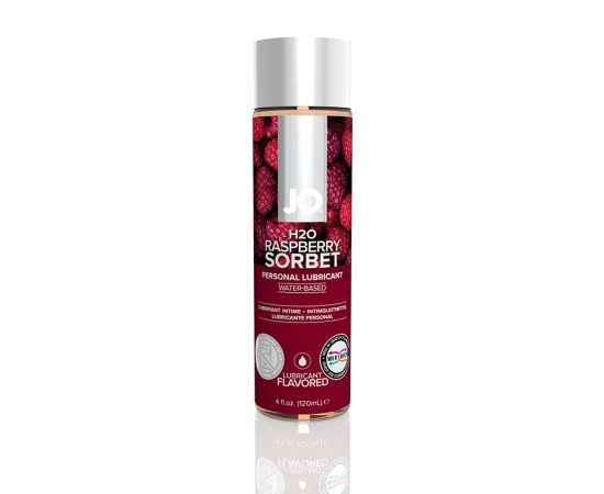Вкусовой лубрикант JO Flavored Raspberry Sorbet 120 мл, фото  Вкусовой лубрикант JO Flavored Raspberry Sorbet 120 мл, фото