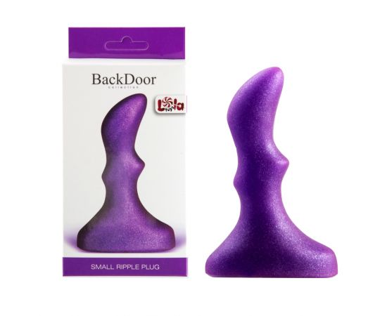 Анальный стимулятор Small ripple plug purple 510160lola, фото 