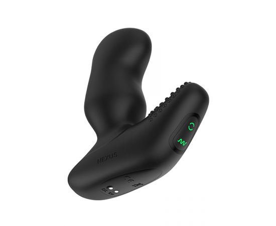 Стимулятор простаты с вращающейся головкой Nexus Revo Extreme чёрный, фото 