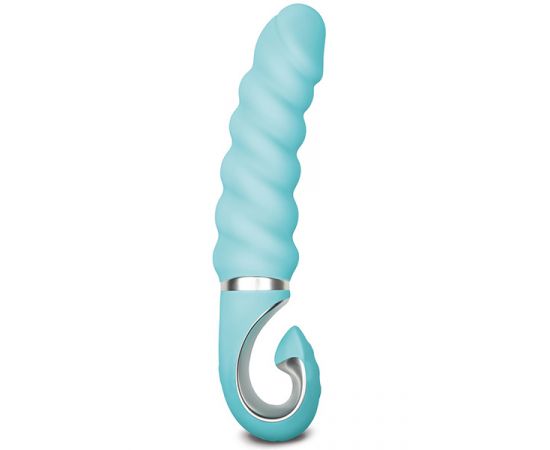 Вибратор bioskin анатомический Gvibe Gjack 2 бирюзовый 22 см, фото 