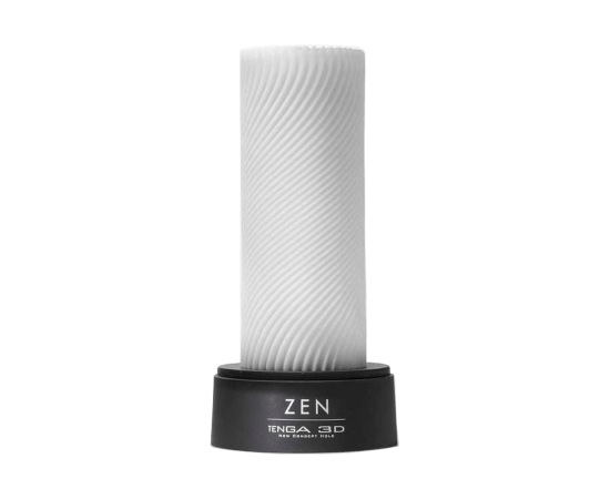 Мастурбатор TENGA 3D ZEN, Белый, фото 