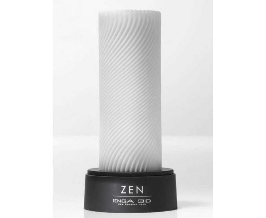 Мастурбатор TENGA 3D ZEN, Белый, фото , изображение 2