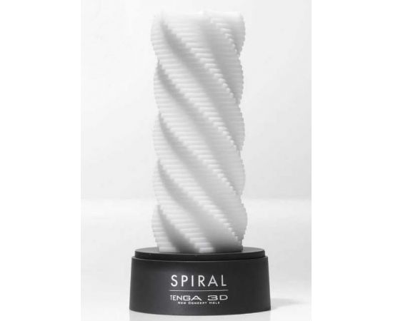 Мастурбатор TENGA 3D SPIRAL, Белый, фото , изображение 2