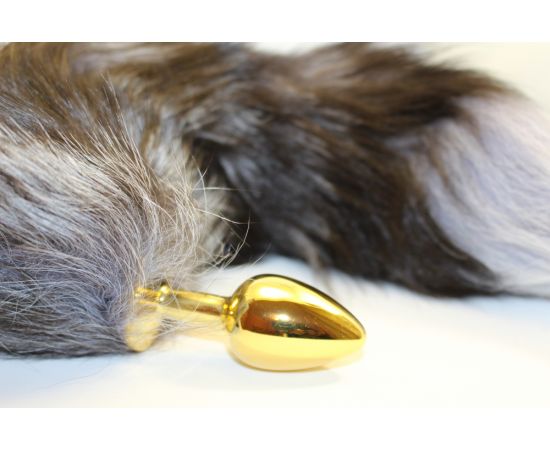 Анальная пробка с хвостом "Королевская лиса" 47077-3MM, фото 