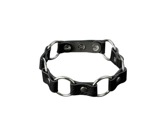 Ошейник С Кольцами Sitabella BDSM, Черный, фото 