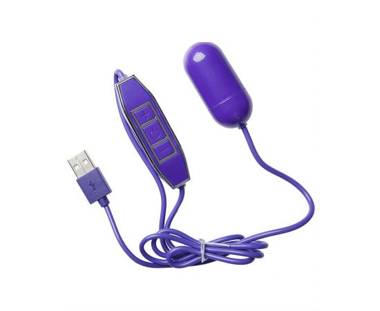 Виброяйцо NMC Powerful X, 5 режимов вибрации с 5 уровнями мощности, фиолетовое, 5 см, фото 