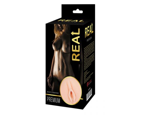 Мастурбатор реалистичный односторонний Real Women Dual Layer с двойной структурой, фото 