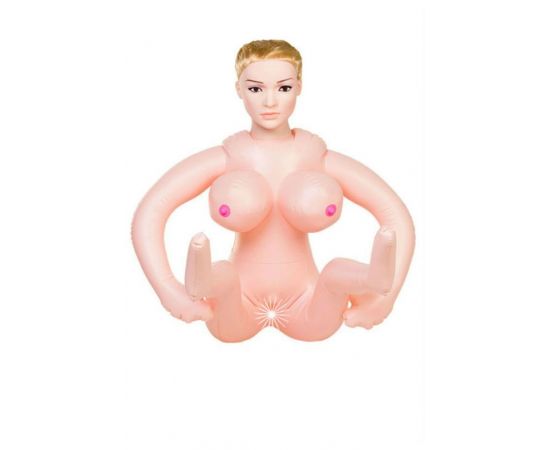 Кукла надувная Liliana с реалистичной головой, с двумя отверстиями,, фото 