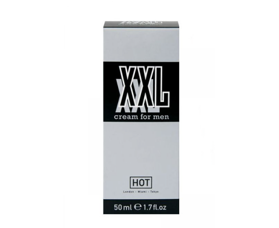 Крем для мужчин Hot XXL для увеличения полового члена 50 мл, фото 