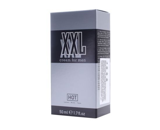 Крем для мужчин Hot XXL для увеличения полового члена 50 мл, фото , изображение 2