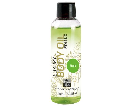 Массажное Масло Вкусовое С Ароматом Лайма, 100 мл, фото 