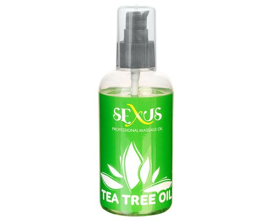 Массажное Масло Sexus Tea Tree Oil С Ароматом Чайного Дерева, 200 мл, фото 