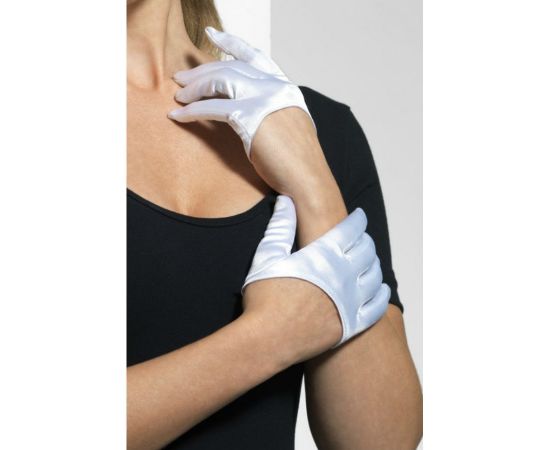 Перчатки короткие атласные (Fever) (One Size), фото  Перчатки короткие атласные (Fever) (One Size), фото