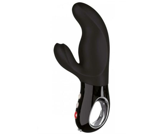 Вибратор с клиторальным стимулятором Fun Factory MiSS BI черный, фото 