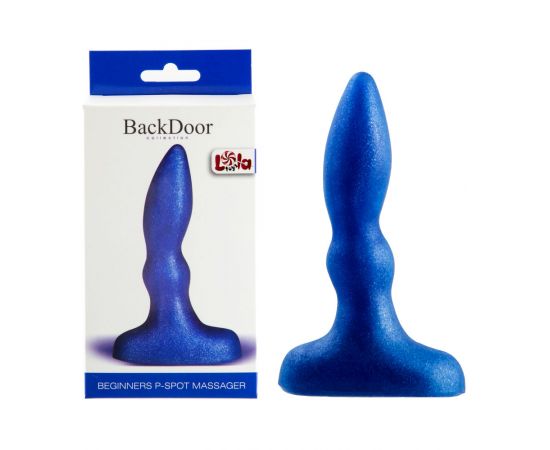 Анальный стимулятор Beginners p-spot massager blue, фото 