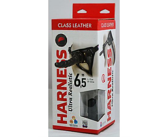 Трусики кожаные Harness Ultra Realistic 6,5" 630303ru, фото 