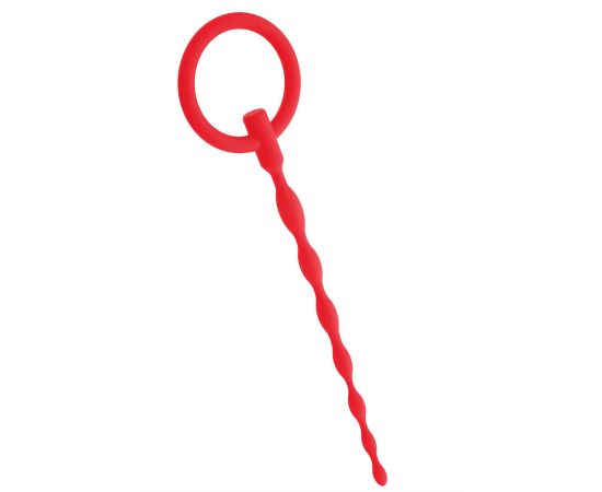 Уретральный плаг TOYFA Black&Red, красный, фото  Уретральный плаг TOYFA Black&Red, красный, фото