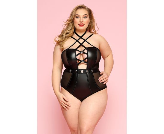 Костюм Женский JSY Sexy Teddies P91128 Black Plus Size, фото , изображение 2