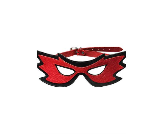 Маска Sitabella BDSM, Черно-Красная, фото 