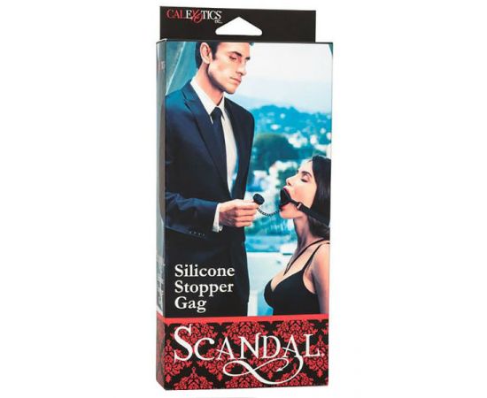 Кляп Scandal Silicone Stopper Gag С Пробкой, фото 
