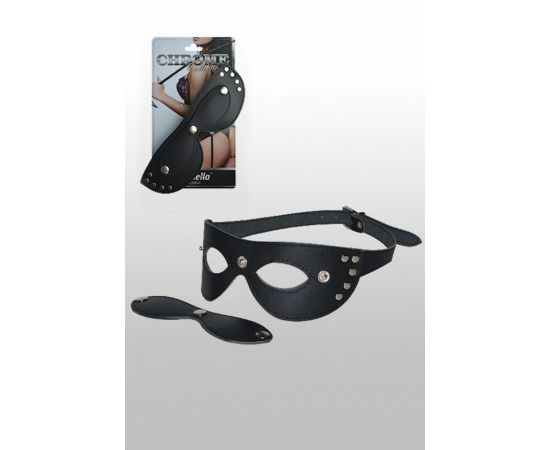 Маска Кожаная Sitabella Chrome Collection С Шорами, фото 