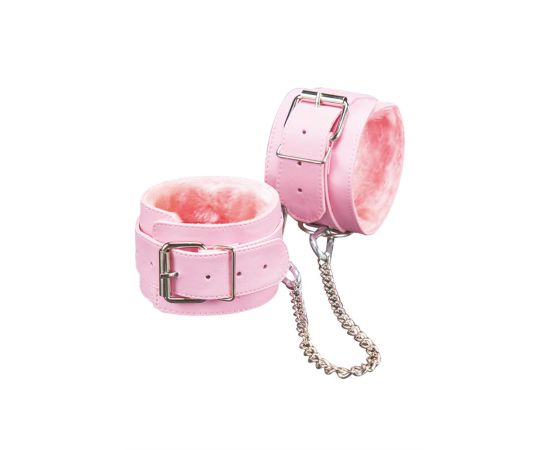 Оковы Sitabella BDSM С Мехом, Розовые, фото 