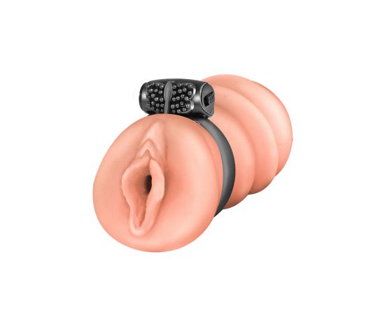 Мастурбатор с вибро-кольцом Satisfaction Magazine School mistress, фото 