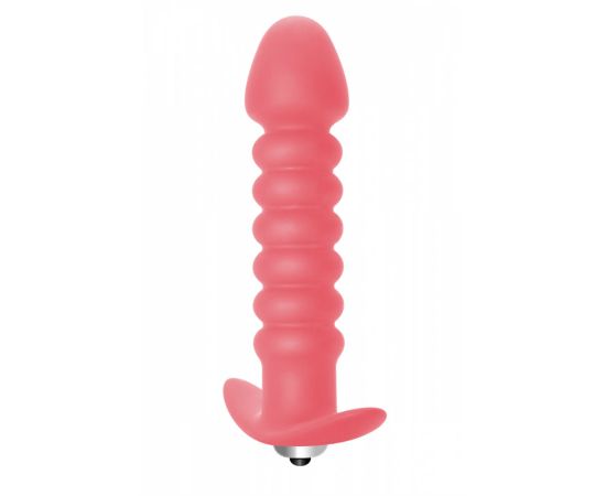 Анальная пробка с вибрацией Twisted Anal Plug Pink 5004-01lola, фото 