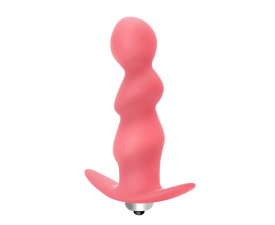 Анальная пробка с вибрацией Spiral Anal Plug Pink 5005-01lola, фото 