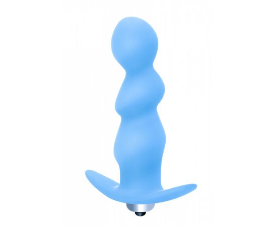 Анальная пробка с вибрацией Spiral Anal Plug Blue 5005-02lola, фото 