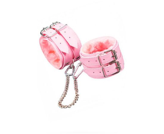 Оковы Sitabella BDSM С Мехом, Розовые, фото 