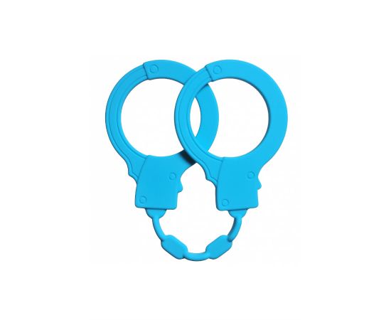 Наручники Силиконовые Lola Toys Emotions Stretchy Cuffs, Бирюзовые, фото 