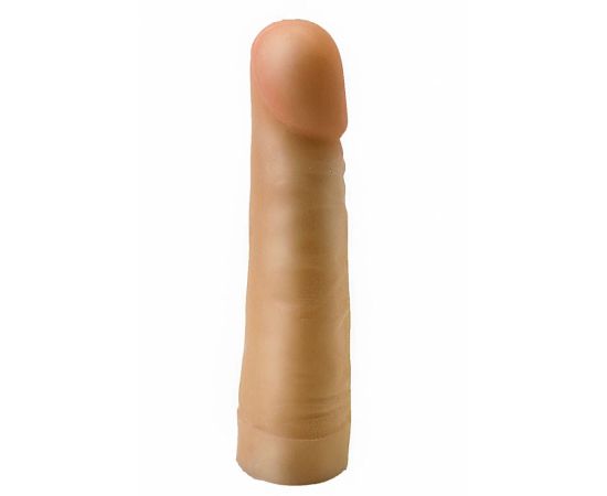 Насадка для страпона Lovetoy гелевая телесная 17,5 см 201100ru, фото 