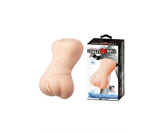 Мастурбатор с эффектом смазки Crazy Bull, фото 