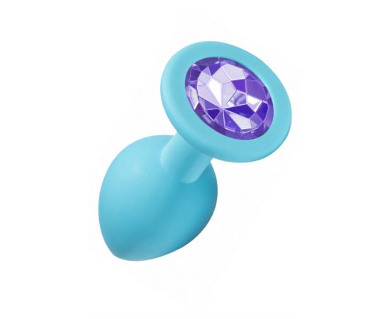 Анальная Пробка Emotions Cutie Medium Purple Light Pink Crystal, фото 