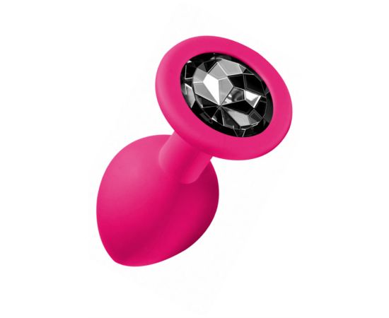 Анальная Пробка Emotions Cutie Medium Purple Red Crystal, фото 