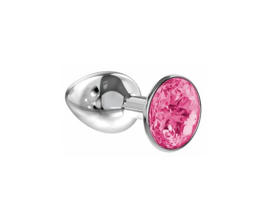 Анальная пробка Diamond Pink Sparkle Small, фото 