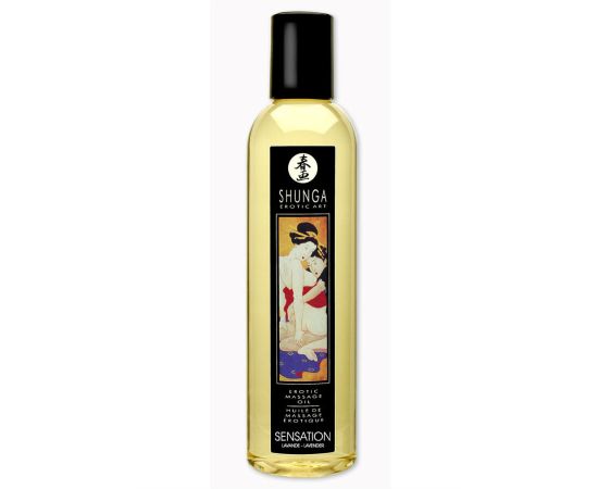 Массажное Масло Возбуждающее Shunga "Лаванда", 250 мл, фото 