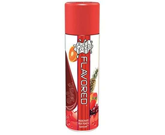 Вкусовой Лубрикант Wet Flavored Passionate Fruit Punch, 102 мл, фото 