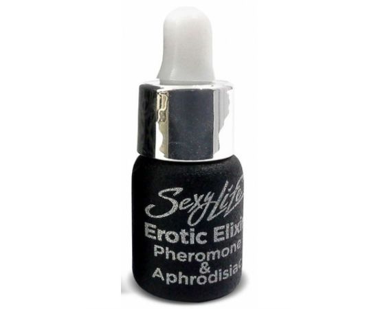 Масло-афродизиак Эфирное С Феромоном Унисекс Sexy Life "Erotic Elixir", 5 мл, фото 