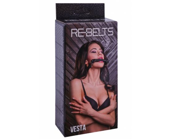 Кляп-трензель Rebelts Vesta, Черный, фото 