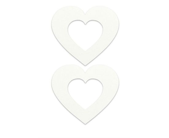 Пэстисы "Сердечко" белые SH-OUNS003WHT, фото 