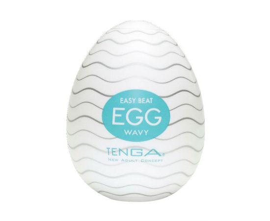 Мастурбатор яйцо Wavy (белый), фото 