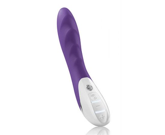 Вибратор Sassy Simon рельефный фиолетовый, фото 