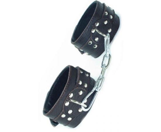 Наручники Из Мягкой Кожи BDSM Арсенал, фото 